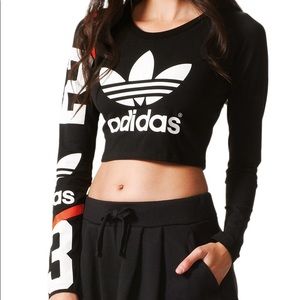 Adidas Basketball Number Crop T NWOT